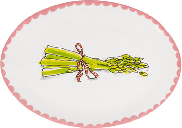 Blond amsterdam , everyday: ovale schaal 27 cm asparagus