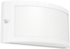Eglo poggiarello wandlamp buiten - e14 - 22 cm - wit