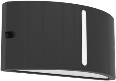 Eglo poggiarello wandlamp buiten - e14 - 22 cm - zwart