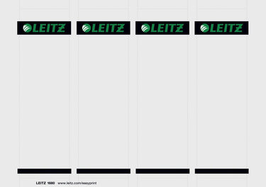Leitz ordneretiketten beschrijfbaar wit