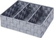 Wenko organizer adria 33 cm grijs polypropyleen grijs