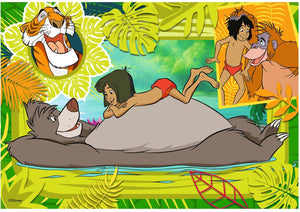 Ravensburger disney classics: dombo en jungleboek legpuzzel, 2x12st.