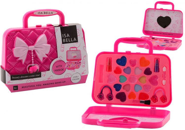 Johntoy issabella make-up koffer met spiegel, 25dlg.