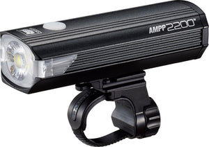 Cateye ampp2200 koplamp fiets – fietsverlichting max. 2200 lumen – brandduur 1 tot 60 uur – usb oplaadbaar – spatwaterbestendig – zeven lichtmodi