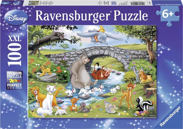 Ravensburger puzzel disney familie animal friends - legpuzzel - 100 stukjes