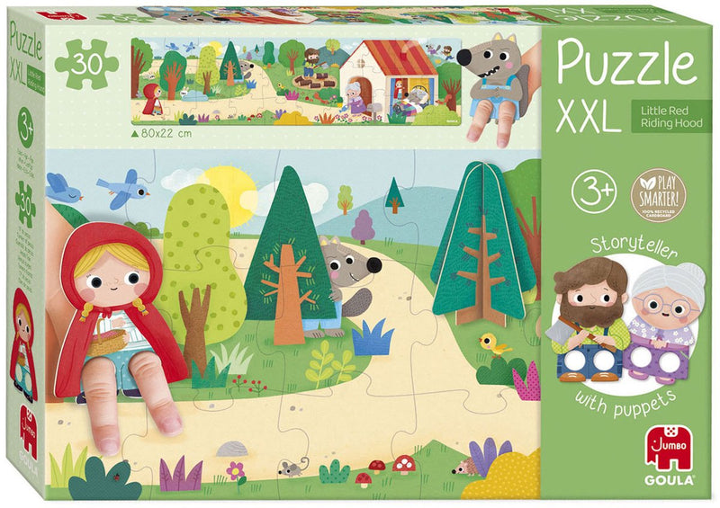 Afbeelding laden in galerijviewer, Diset jumbo goula legpuzzel xxl roodkapje, 30st.
