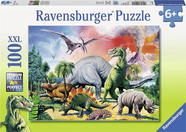 Ravensburger tussen de dinosauriërs – xxl puzzel 100 stukjes