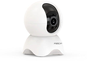 Foscam x5 - beveiligingscamera's - 5 mp - pan tilt - binnencamera - babyfoon - persoonsdetectie - wit