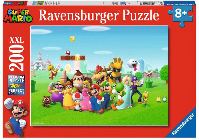 Afbeelding laden in galerijviewer, Ravensburger puzzel super mario - legpuzzel - 200 xxl stukjes
