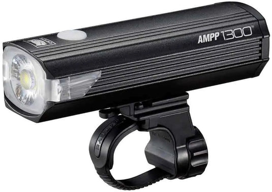 Cateye ampp1300 voorlicht - lumens: 1300 - usb oplaadbaar - opticube lenstechnologie - 5 lichtmodi - zwart
