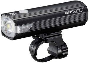 Cateye ampp1300 voorlicht - lumens: 1300 - usb oplaadbaar - opticube lenstechnologie - 5 lichtmodi - zwart
