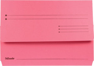 Esselte manilla insteekmappen - a4 formaat - 25 stuks - rood
