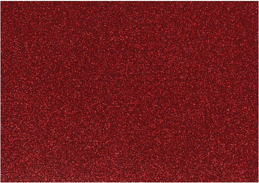 Creativ company cc opstrijkfolie rood 14x21 cm 1 vel