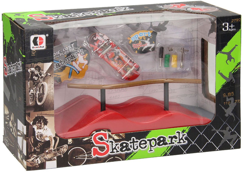 Afbeelding laden in galerijviewer, Lobbes speelgoed bv vinger skateboard met stunt trail
