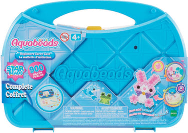 Aquabeads 31912 beginners meeneemkoffer- complete knutselset- inclusief 900 parels in 24 kleuren