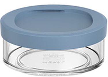 Mepal lunchpot compartiment ellipse - 200 ml - extra compartimenten voor lunchpot 500 ml - yoghurtbeker en muesli beker to go - vaatwasserbestendig - nordic blue
