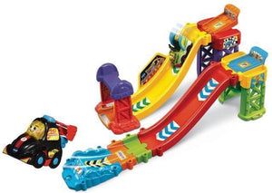 Vtech - 527505 - tut tut bolides - springplank van de extreme watervallen + lucas, de koning van het kampioenschap franse editie