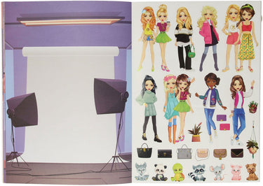 Grafix besties stickerboek dress me up