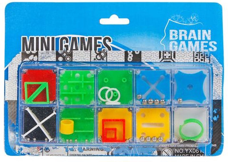 Afbeelding laden in galerijviewer, Brain games mini puzzels 10 stuks
