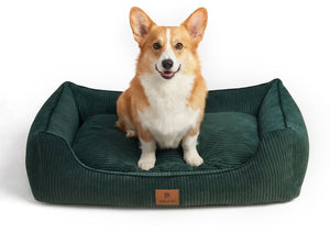 Peluvio hirado – hondenmand met hoge randen – maat m – comfortabel antislip – wasbare hoes – geborgenheid voor honden van alle leeftijden