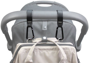 Dooky buggy kinderwagen haak klein 2 stuks - zwart