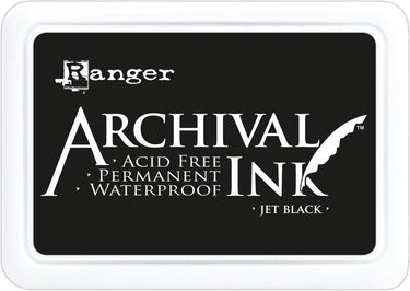 Ranger industries ranger archival permanent ink pad - jet black - zwart