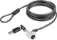Startech .com nblwk-laptop-lock kabelslot zwart, zilver 2 m