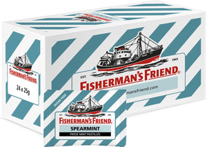 Fisherman's friend spearmint suikervrij (24x 25gr)
