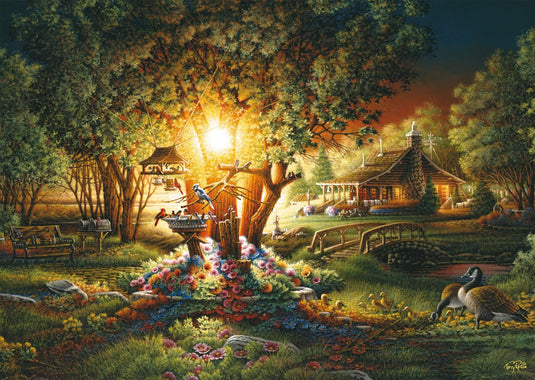 Schmidt legpuzzel magnificent spring glow - 1000 stukjes puzzel.