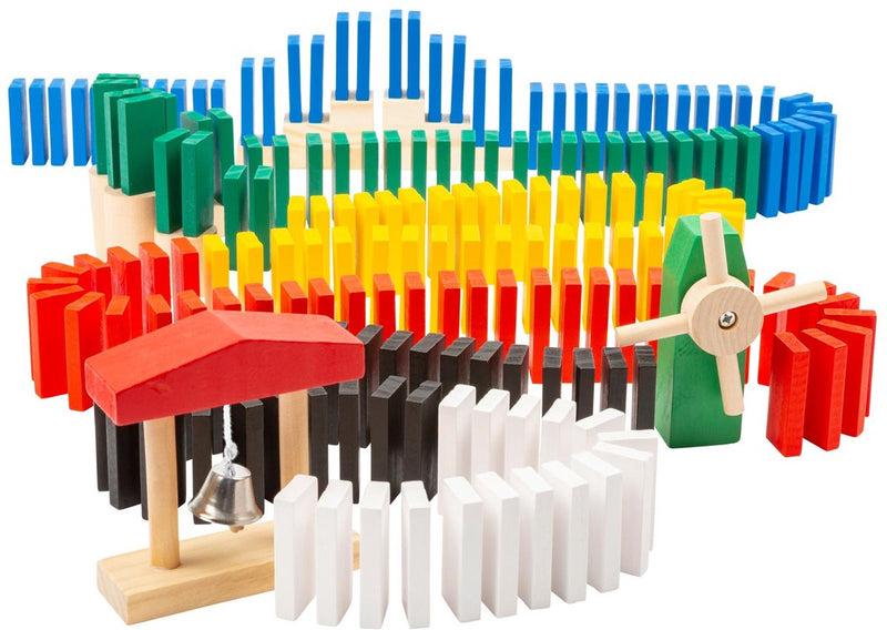 Laden Sie das Bild in Galerie -Viewer, Small foot - houten domino rally, 490dlg.
