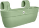 Elho vibia campana easy hanger xl 58 - plantenbak voor balkon - balkonbak - 100% gerecycled plastic - l56 x b26.8 x h23.7 cm - pistachegroen