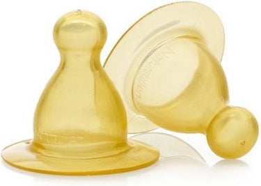 Natursutten - rubberen flesspenen - fast flow - 6+ maanden - 2 stuks
