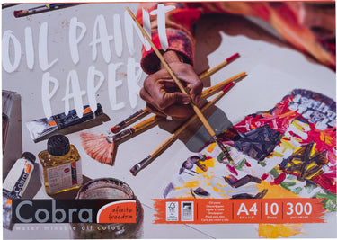 Cobra olieverf papier - 10 vellen - a4