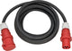 Brennenstuhl cee verlengkabel ip44 (20m kabel, h07rn-f 5g16,0, 400v 63a 5-polig met cee stekker en koppeling, voor buiten ip44, made in germany) zwart