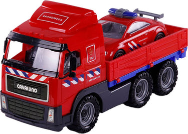 Cavallino brandweervrachtwagen en brandweerauto, schaal 1:16