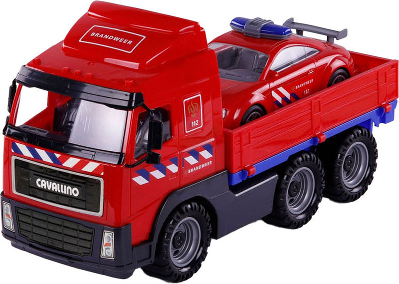 Afbeelding laden in galerijviewer, Cavallino brandweervrachtwagen en brandweerauto, schaal 1:16

