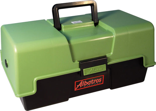 Albatros viskoffer - met 3 laden - 43 x 21 x 20 cm - groen