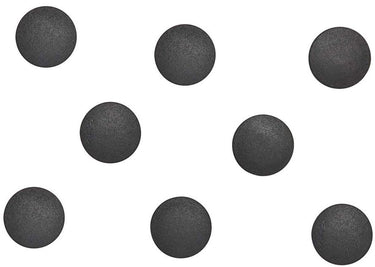 Maul magneet solid rond 8 stuks 0,3 kg kunststof ferriet bruchsicher ø 2 x 0.75 cm zwart