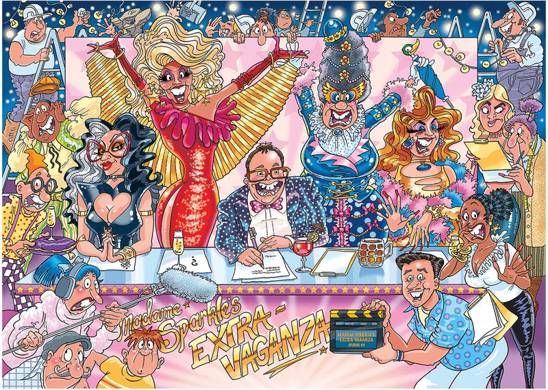Afbeelding laden in galerijviewer, Merkloos sans marque wasgij original 42 legpuzzel - glitter en schitter!, 1000st.

