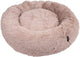 District 70 fuzz donut hondenmand - sand – extra large ø 100 cm