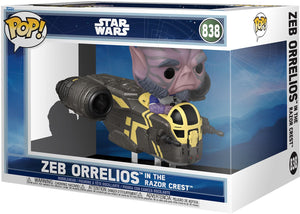 Funko star wars zeb orrelios in the razor crest vinylfiguur 838 unisex pop! - neutraal - standard