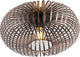 Trio johann - plafondlamp - koperkleurig antiek - excl. 1x e27 4 w - dimbaar met schakelaar - niet extern dimmerbaar - sterlichteffect - 4000k