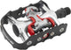 Tecora force spd mixed pedalen zilver