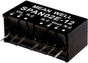 Mean well span02a-03 dc dc-convertermodule 500 ma 2 w aantal uitgangen: 1 x inhoud 1 stuk(s)