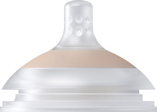 Difrax lovi mammafeel dynamische flessenspeen - 3+ maanden - slow - 1 stuk