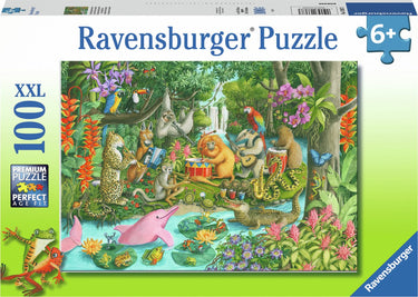 Ravensburger puzzel het jungle-orkest, 100st. xxl