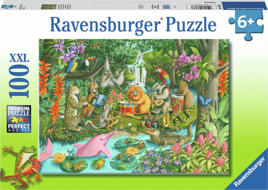 Ravensburger puzzel het jungle-orkest, 100st. xxl