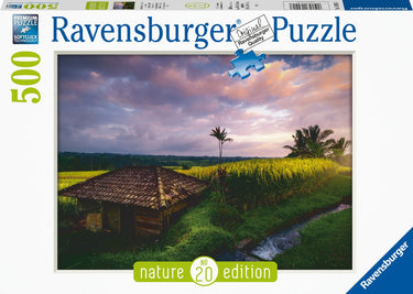 Ravensburger puzzel rijstvelden in bali -nature edition - legpuzzel - 500 stukjes