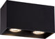 Lucide bodi - plafondspot (plafondlamp) - 2xgu10 - zwart