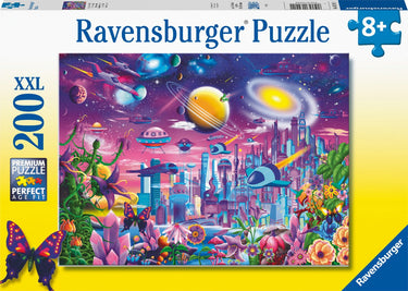 Ravensburger puzzel kosmische stad - legpuzzel - 200 stukjes